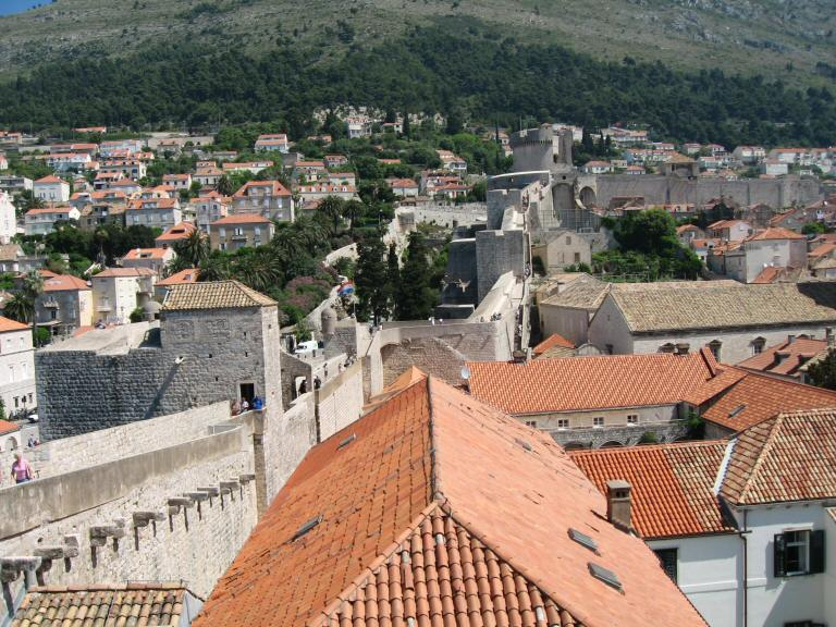 Rooftops From the Walls Dubrovnik